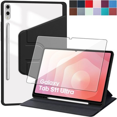 Schutzhülle + 9H Panzerfolie Glas Samsung Galaxy Tab S11 Ultra 14.6/S10 Ultra -4