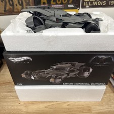 Hot Wheels Batmobile ELITE 1:18 Batman V Superman Limited Edition Open Box
