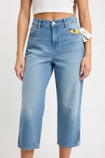 Democracy Ab Solution Ankle Jeans Women's Medium Wash Sz 8 Stretch Slimming