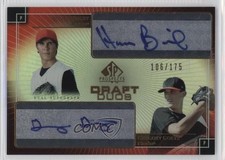 2004 SP Prospects Draft Duos 106/175 Homer Bailey Greg Goetz #DD-GB Auto 2a8