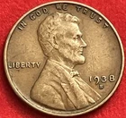 1938-S Lincoln Wheat Cent VF Details San Francisco Mint  JC1367