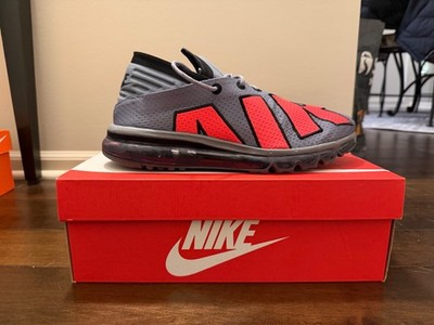 Nike Air Max Flair ''Cool Grey Solar Red'' (942236-004) Size 9.5 VNDS - Worn Twice