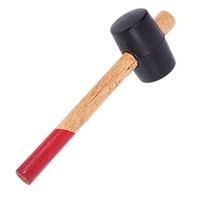 Gummihammer 0,54 Kg Mit Holzgriff - Gummihammer Mit Weichem Kopf