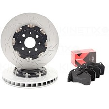 FÜR ABARTH 500 595 695 COMPETIZIONE ZWEITEILIGE SCHWIMMENDE BREMSSCHEIBEN BELÄGE 305mm