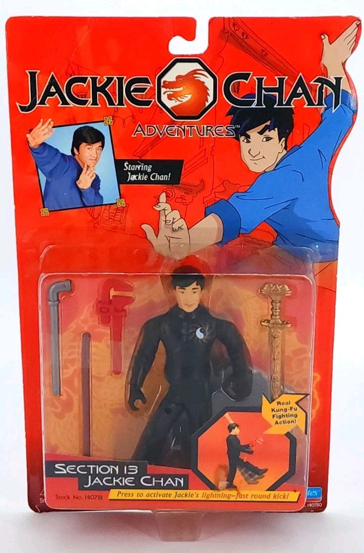 Jackie Chan Adventures Section 13 Action Figure Playmates 2001 New