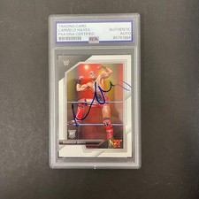 Carmelo Hayes 2022 Panini NXT WWE#55 Signed Card PSA Autographed