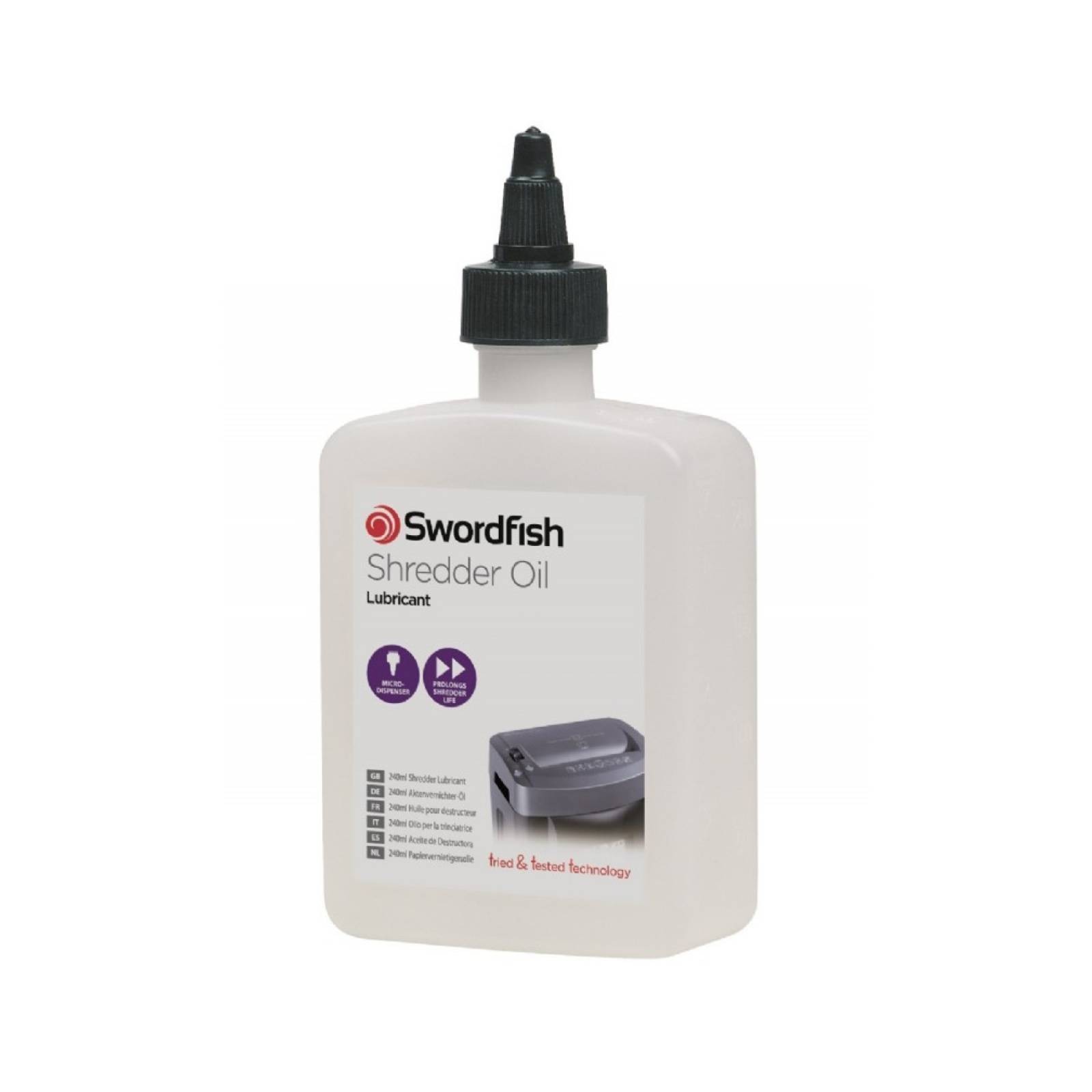 Swordfish Shredder Oil Lubricant in Squeezy Bottle 350ml (40240)