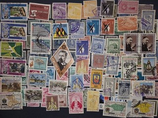 28 Lot Briefmarken Venezuela Gestempelt Motive