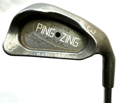 Ping Zing Single 3 Iron Black Dot Karsten KT-M Stiff Steel Mens RH New Grip