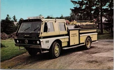 Postcard Elmira Heights New York Fire Co Engine No 9E 162