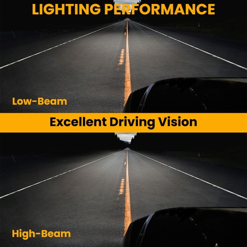 Fits 2004-2008 Ford F150 F-150 LED Tube Projector Headlights Headlamp Left+Right - Picture 8 of 13
