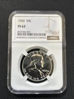 1960 Franklin Half Dollar • NGC PF67 • Proof 50C • Blast White