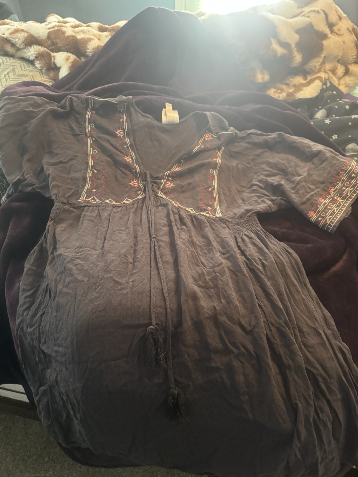 Knox Rose Embroidered Dress Women’s Size XXL