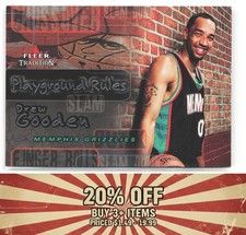 2002-03 Fleer Tradition #4PR Drew Gooden Playground Rules Memphis Grizzlies