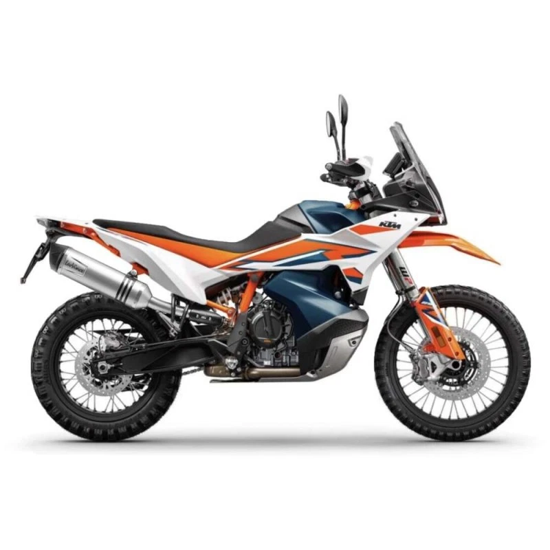 14414E - Silencieux Échappement LeoVince LV ONE EVO Inox CF MOTO 800 MT (22-23)