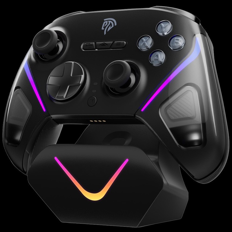 EasySMX Wireless Game Controller D10 TMR Anti-Drift Joysticks Bluetooth – Black