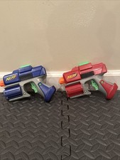 NERF Tactical Crossfire Strikefire Dart Tag Blaster 2005 Lot of 2 Both Working