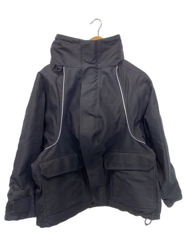 BALENCIAGA Altro Swing Giacca con Cappuccio 38 Cotone Nero Tinta Unita 517990 16AW