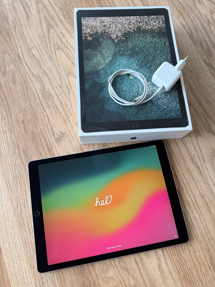Apple iPad Pro 2. Gen 256GB, Wi-Fi, 12,9 Zoll - Space Grau mit OVP und Ladekabel