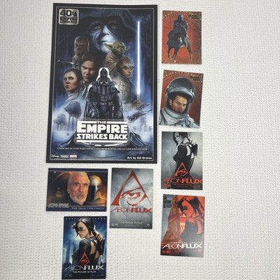 Promo Card Lot Aeon Flux(4) Planet Apes Foil(2) SW AOTC P5 + ESB Print