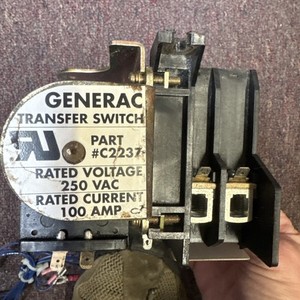 Generac C2237 100 Amp 1PH 2 Pole 250V Transfer Switch