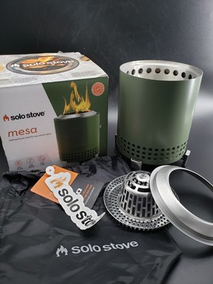 Mesa Solo Stove Tabletop Fire Pit Avocado Green NOB