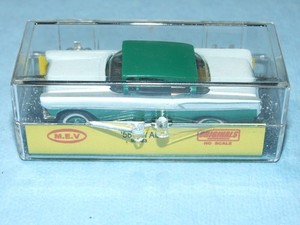 MEV Originals '58 Bel Air Chevy HO Slot Car with ORIGINAL BOX