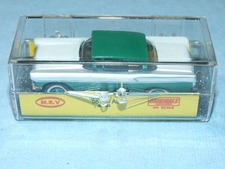 MEV Originals '58 Bel Air Chevy HO Slot Car with ORIGINAL BOX