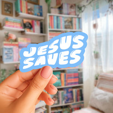 Christian Sticker, Faith Sticker, Jesus Sticker, Cute Laptop Sticker,faith decal