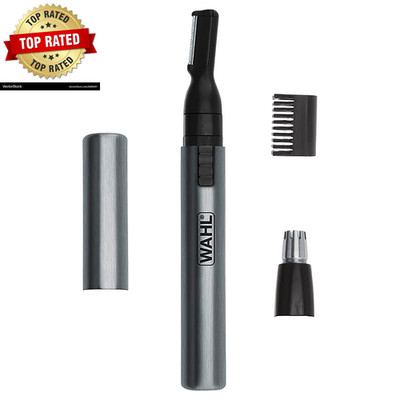 Micro Groomsman Battery Personal Trimmer for Hygienic Grooming with Rinseable, I