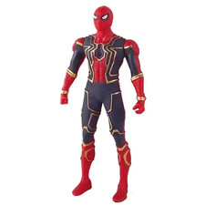 17 Cm Anime Action Figures Children Toys Spiderman Hulk Iron Man Cartoon 