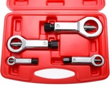 4pcs Nut Splitter Breaker 9-27mm Nut Remover Extractor Adjustable Cracker Tools