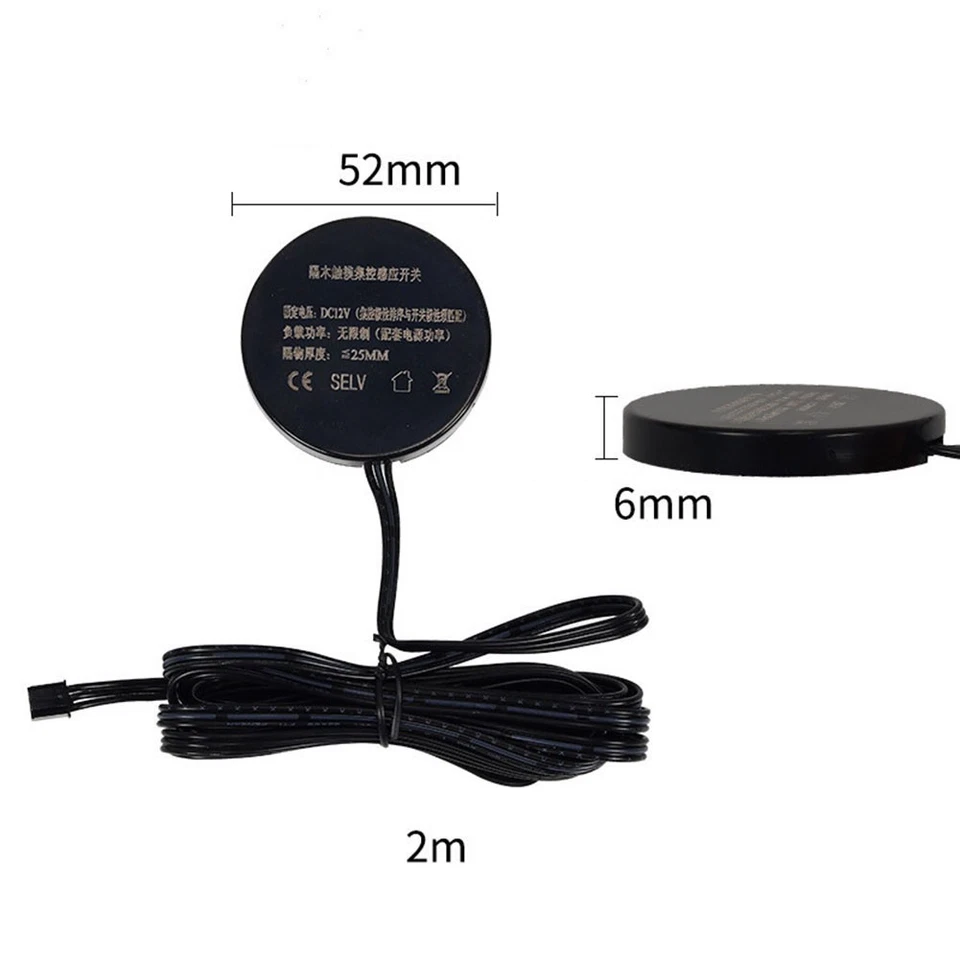 High Quality Touch Sensor Switch for LED Control in Wooden Panels 12V 24V - Image 4 of 4