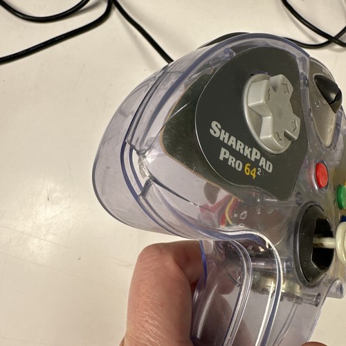 SharkPad Pro 64 InterAct Clear Video Game Controller Nintendo 64 - Picture 3 of 4