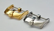 Vintage Style Watch Buckle – Crown ( Rolex ) Logo – 16mm / 18mm – Gold & Silver