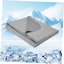 Cooling Blanket for Hot Sleepers, Cool Throw for Hot Flashes or 79x86 inch Grey