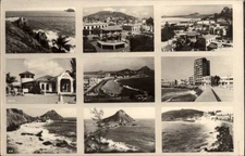 RPPC Mazatlan Sinaloa Mexico Multiview Posted 1957 w505