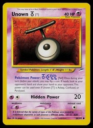 Unown [T] 88/105 Neo Destiny Common