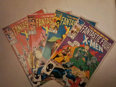 Marvel Comics Fantastic Four versus die X-Men Ausgaben 1-4 NM 1987 L.S Copper Age 