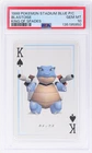 1998 Pokemon Stadium Blue Version Playing Cards Blastoise King of Spades PSA 10