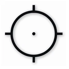 Crosshair Eotech Scope - Vinyl Decal Sticker - CHOOSE Size & Color