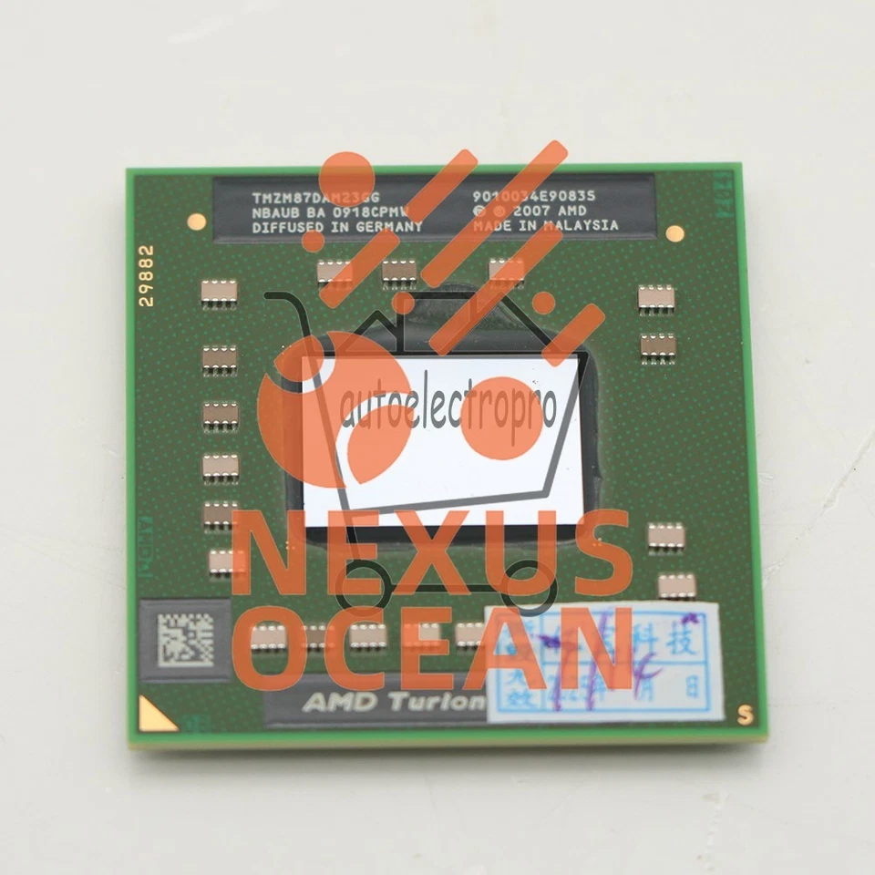 1PC AMD Turion X2 Ultra ZM-87 Processor 2.4 GHz TMZM87DAM23GG Socket S1 CPU 35W - Image 2 of 4