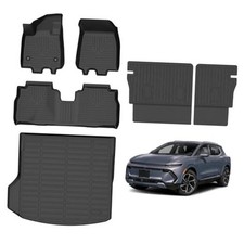 -Floor Mats  Cargo Liner with For Chevrolet Equinox EV 2024-2025 Full Set
