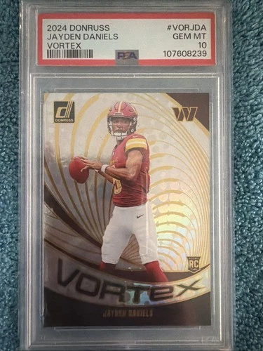 2024 Panini Donruss - Vortex Jayden Daniels #VOR-JDA (RC)