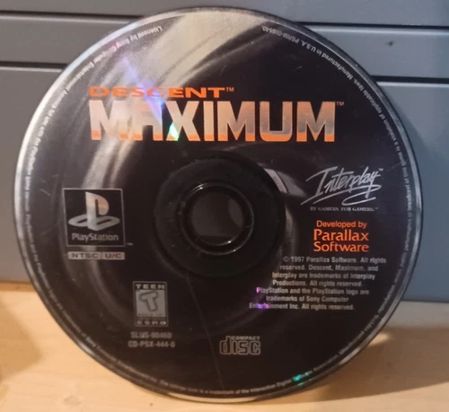 Sony PlayStation 1 PS1 Descent Maximum nur Disc