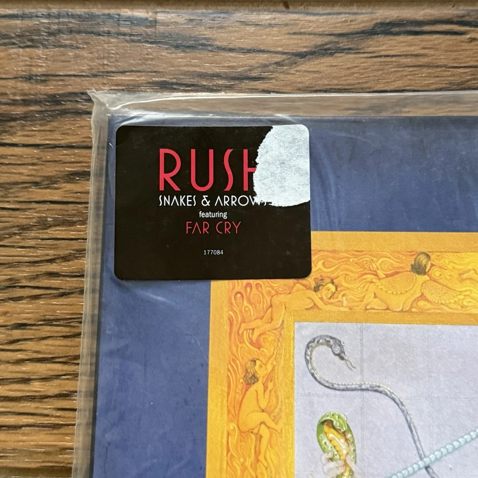 Rush Snakes & Arrows 2LP 180g Vinyl 2007 Atlantic Rock Prog Hype Stickers Sealed - Image 3 of 4