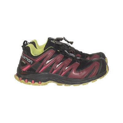 Salomon, Wanderschuhe, Größe: 39 2/3, Gore-Tex, Schwarz/Rot/Gelb, Damen #JR3