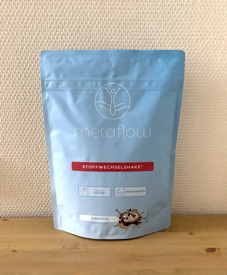 Metaflow Stoffwechselshake Eiskaffee 450g NEU