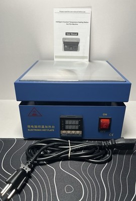 110V 850W Soldering Hot Plate LED Microcomputer Electric Preheat 200X200mm Plate