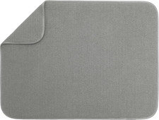 Dish Drying Mat XL, 18 X 24 , Absorbent Microfiber Kitchen Counter Mat, Dish Dr